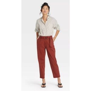 A new day pants. Maroon. Size 12.